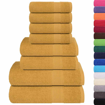 Set di asciugamani 8 pezzi FROGN Oro 360 g/mÂ²