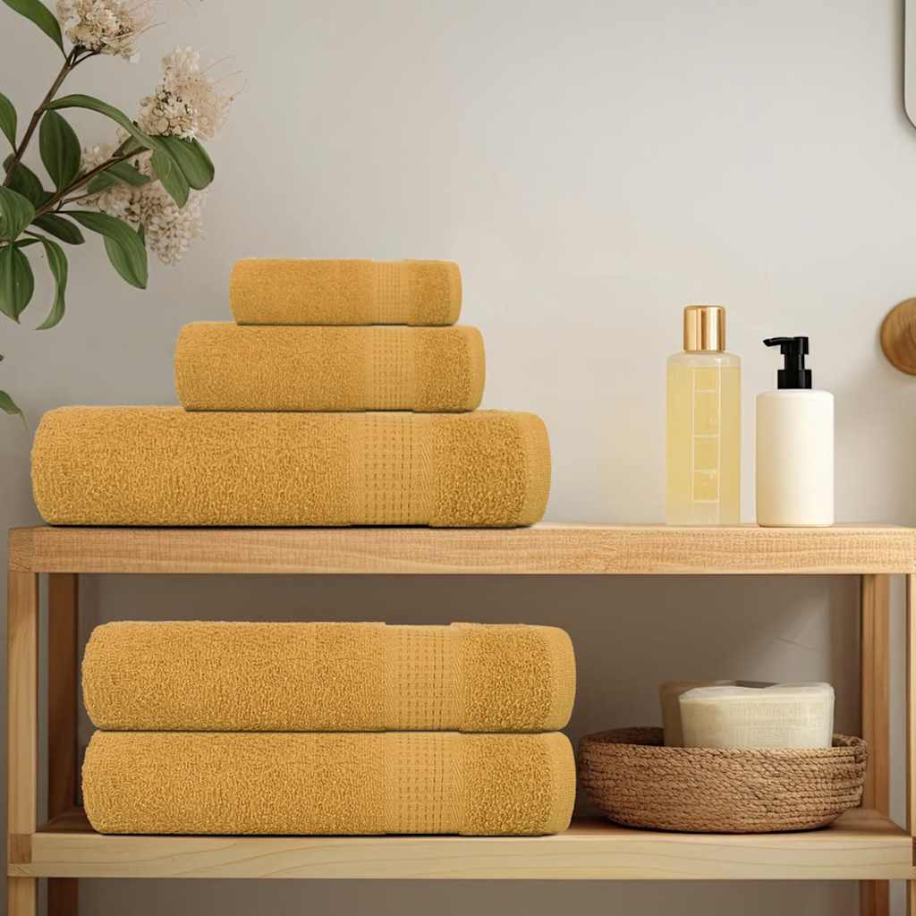 Set di asciugamani 8 pezzi FROGN Oro 360 g/mÂ²