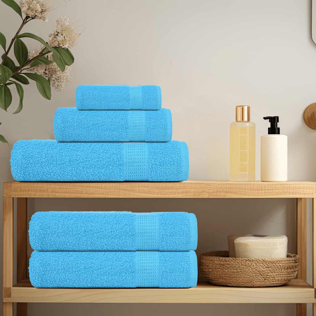 Set di asciugamani 8 pezzi FROGN Turchese 360 g/mÂ²