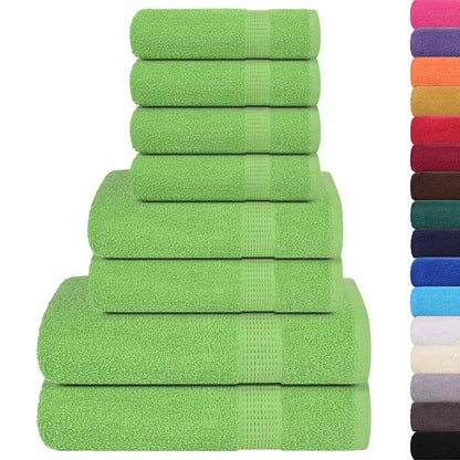 Set di asciugamani 8 pezzi FROGN Verde mela 360 g/mÂ²
