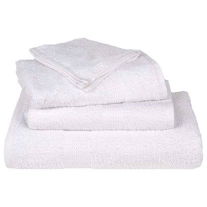 Set Asciugamani 12 pz Bianchi 360 gsm 100% Cotone
