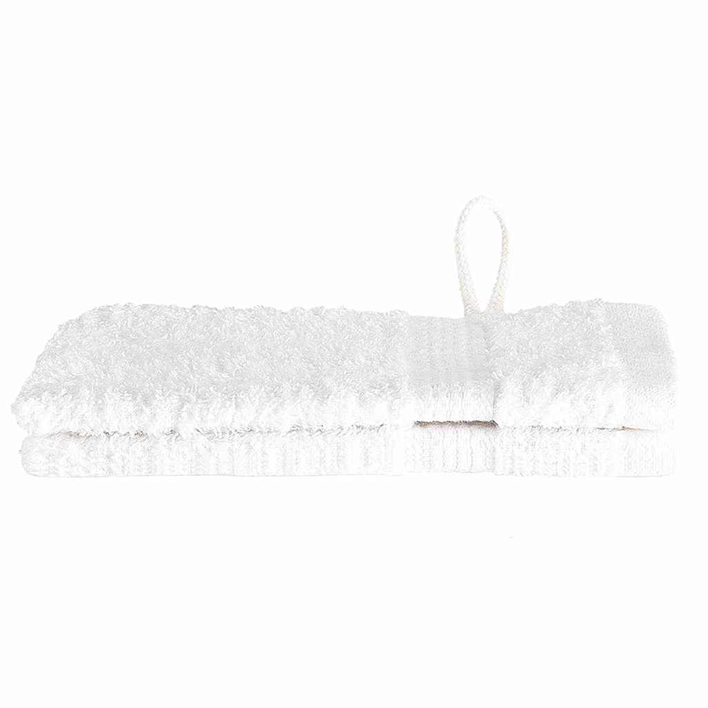 Asciugamano per Ospiti SOLUND 2 pcs Bianco 15 x 21 cm 550 gsm