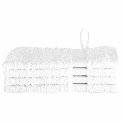 Asciugamano per Ospiti SOLUND 4 pcs Bianco 15 x 21 cm 550 gsm