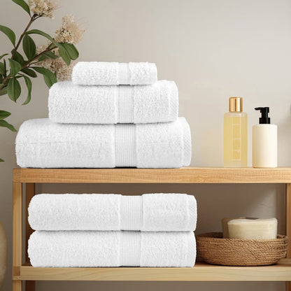 Asciugamani Premium SOLUND 2 pz Bianco 30x30 cm 600 g/mÂ²