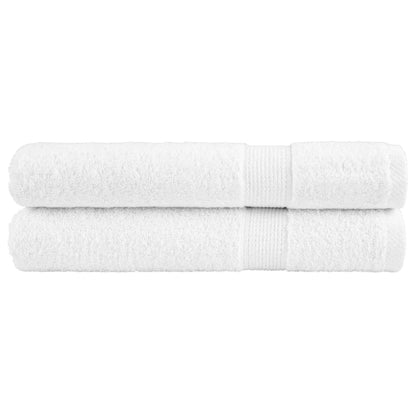 Asciugamani per Sauna SOLUND 2 pz Bianchi 80x200cm 600gsm