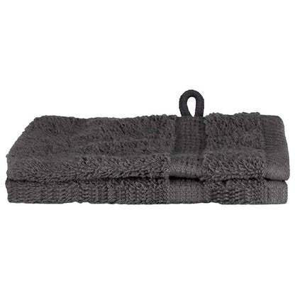 Asciugamano per Ospiti SOLUND 2 pcs Antracite 15 x 21 cm