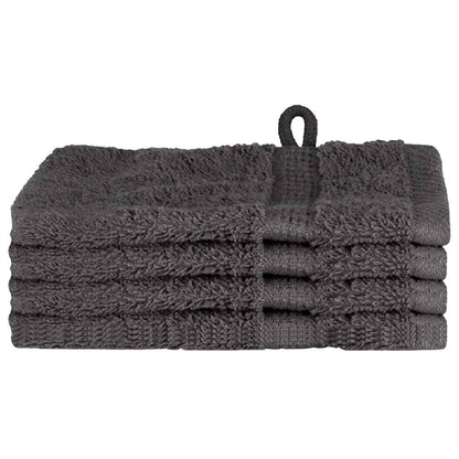 Asciugamano per Ospiti SOLUND 4 pcs Antracite 15 x 21 cm