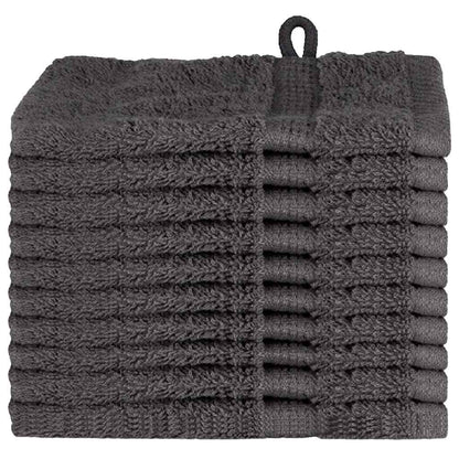 Asciugamano per Ospiti SOLUND 10 pcs Antracite 15 x 21 cm