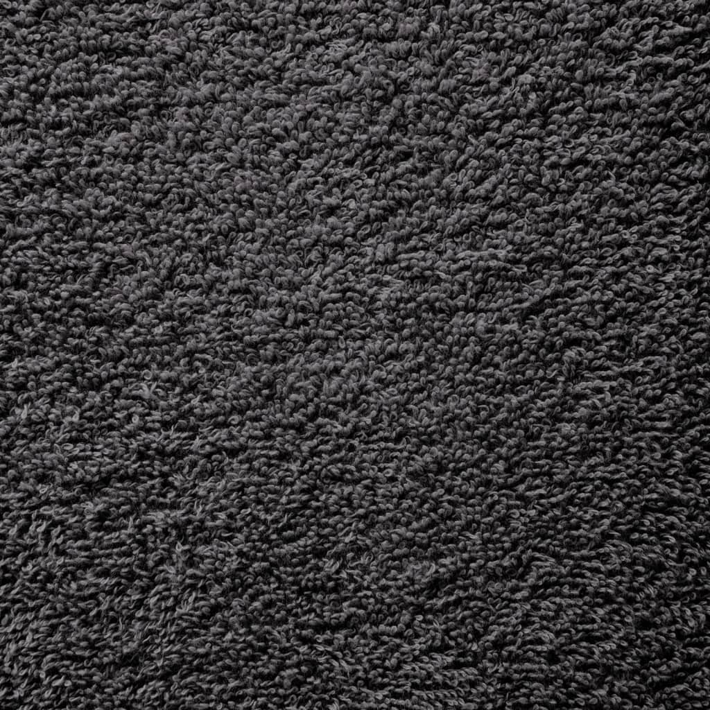 Asciugamani Premium SOLUND 2 pz Antracite 30x30 cm 600 g/mÃ‚Â²