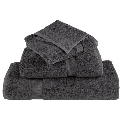 Salviette Premium SOLUND 10 pz Antracite 30x30 cm 600gsm