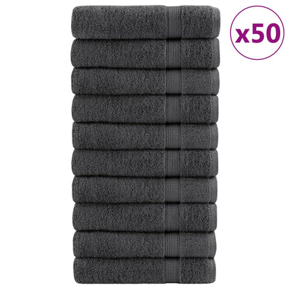 Asciugamani Premium SOLUND 50 pz Antracite 50x100cm 600gsm