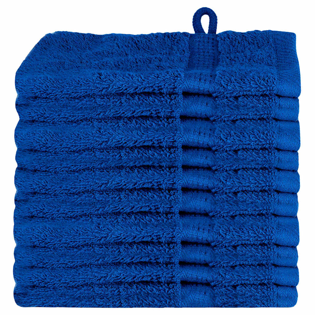 Asciugamano per Ospiti SOLUND 10 pcs Blu 15 x 21 cm 550 gsm