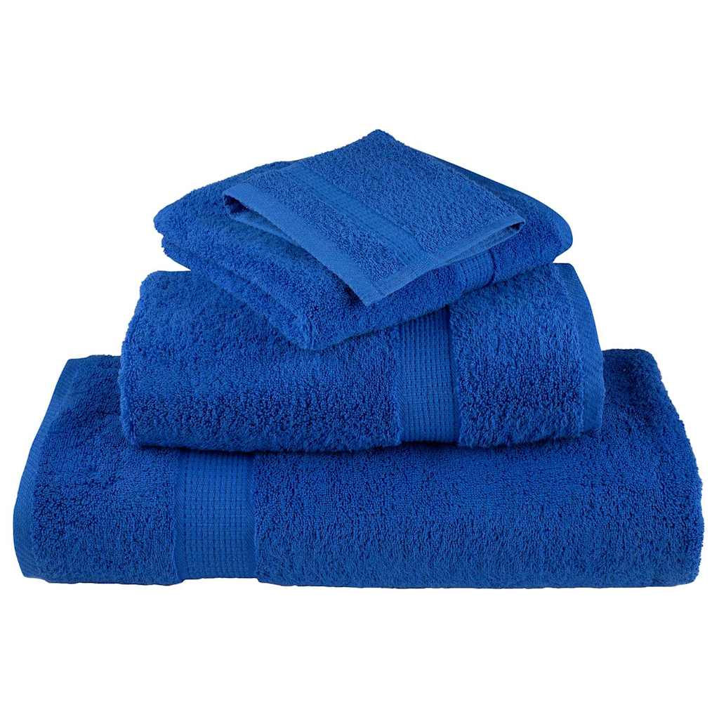 Asciugamano per Ospiti SOLUND 10 pcs Blu 15 x 21 cm 550 gsm