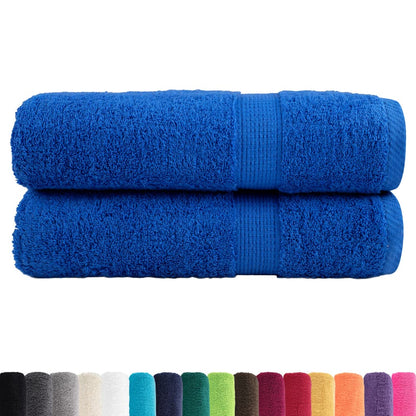 Asciugamani Premium SOLUND 2 pz Blu 50x100 cm 600 g/mÃ‚Â²