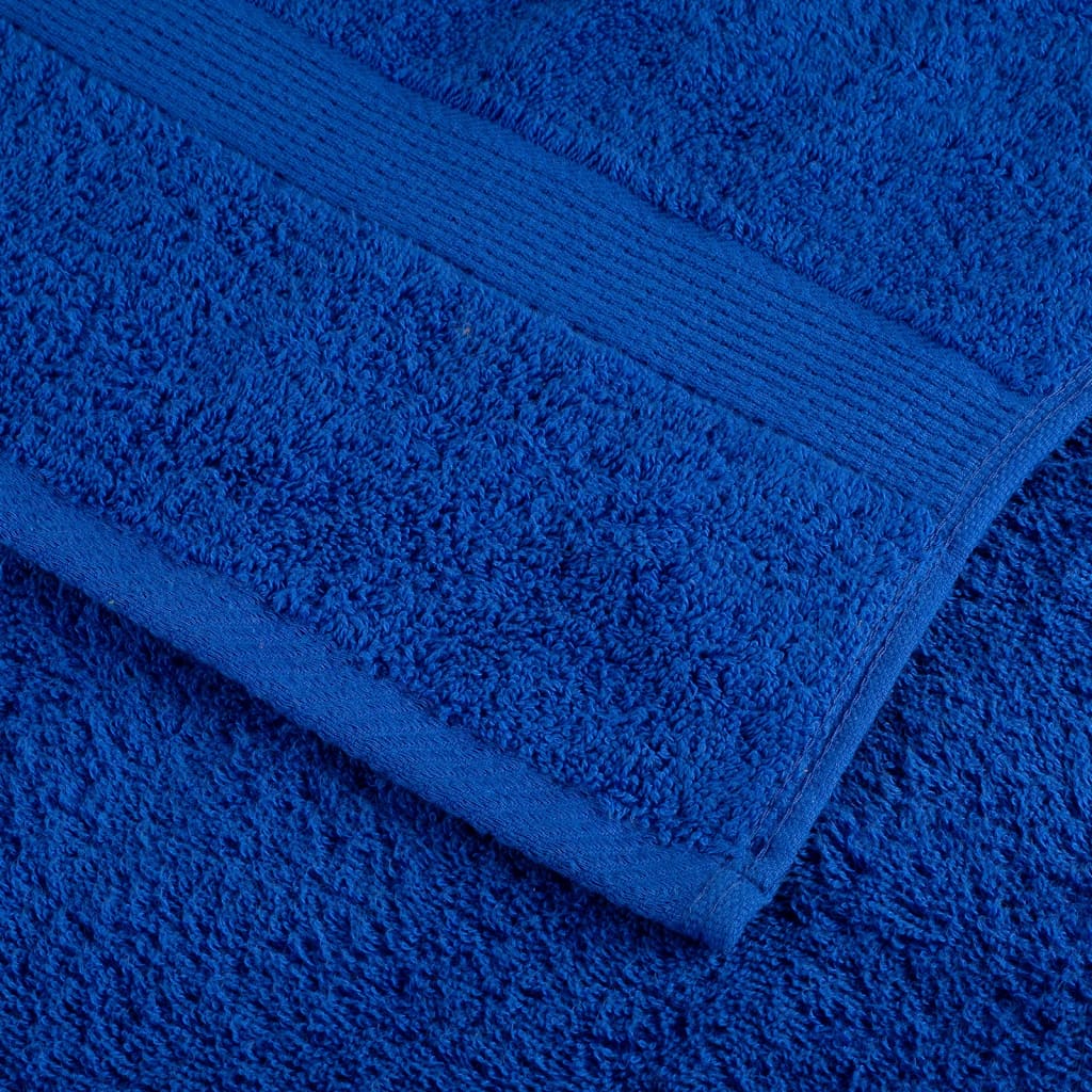 Asciugamani da bagno Premium SOLUND 2 pz Blu 100x150 cm 600 g/mÂ²