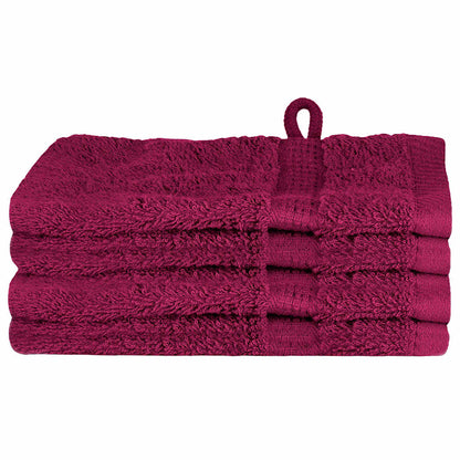 Asciugamano per Ospiti SOLUND 4 pcs BordÃ² 15 x 21 cm 550 gsm