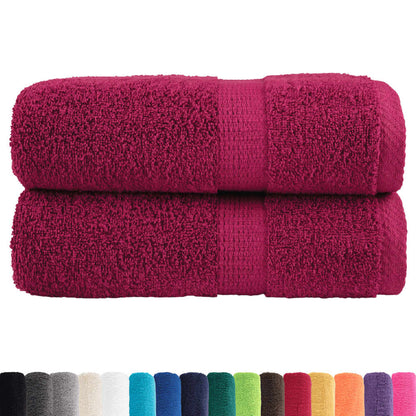 Asciugamani per ospiti Premium SOLUND 2 pz Bordeaux 30x50 cm 600 g/mÃ‚Â²