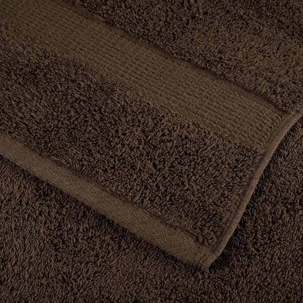 Asciugamano per Ospiti SOLUND 2 pcs Marrone 15 x 21 cm 550 gsm