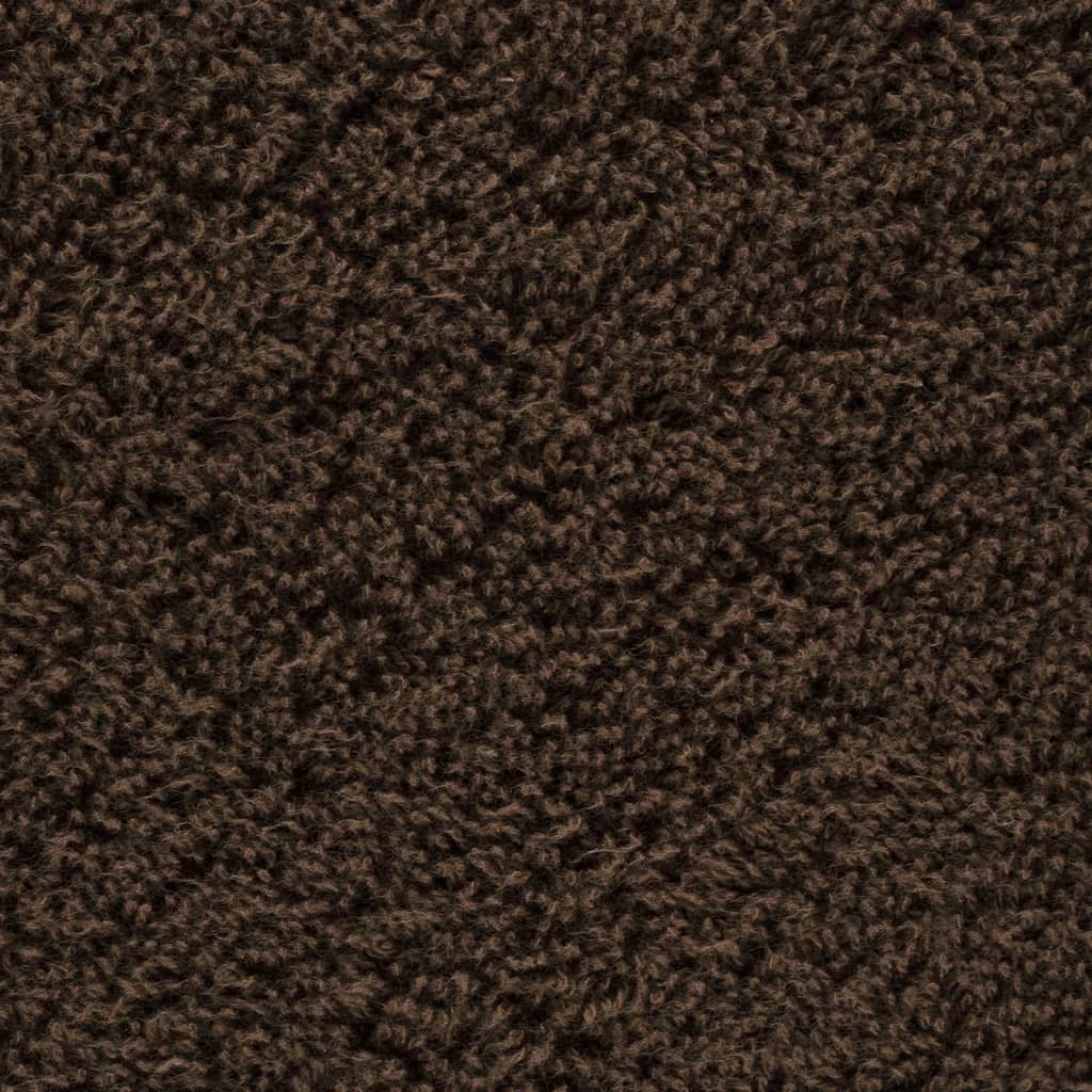 Asciugamani Premium SOLUND 2 pz Marrone 50x100 cm 600 g/mÂ²