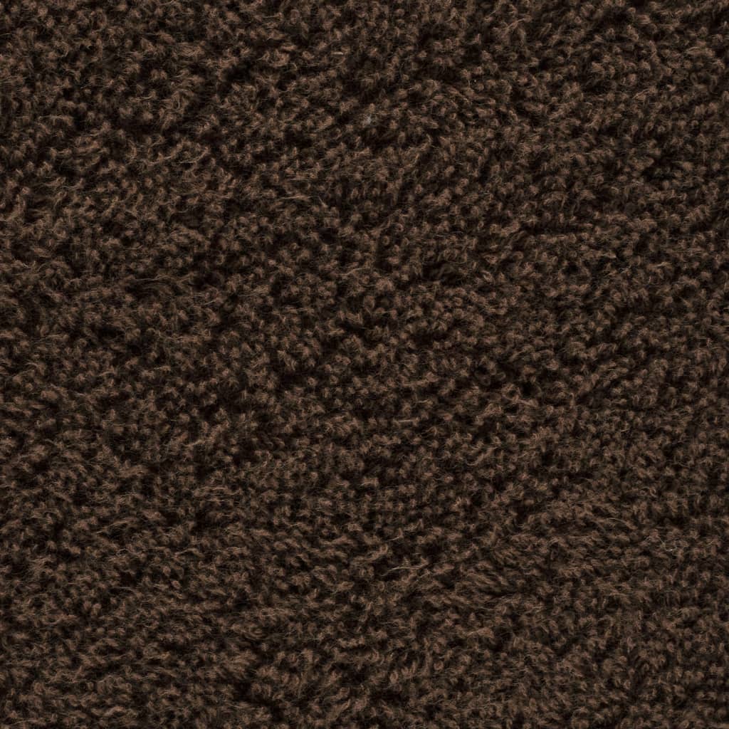 Asciugamani da doccia premium SOLUND 2 pezzi Marrone 70x140 cm 600 g/m²