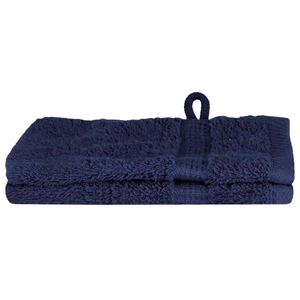 Asciugamano per Ospiti SOLUND 2 pcs Blu navy 15 x 21 cm 550 gsm