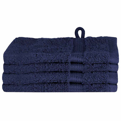 Asciugamano per Ospiti SOLUND 4 pcs Blu navy 15 x 21 cm 550 gsm
