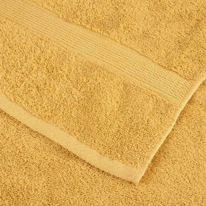 Asciugamano per Ospiti SOLUND 2 pcs Oro 15 x 21 cm 550 gsm