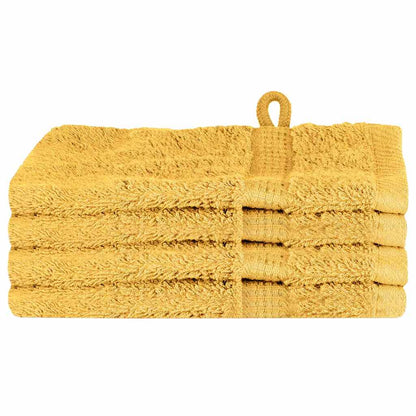Asciugamano per Ospiti SOLUND 4 pcs Oro 15 x 21 cm 550 gsm