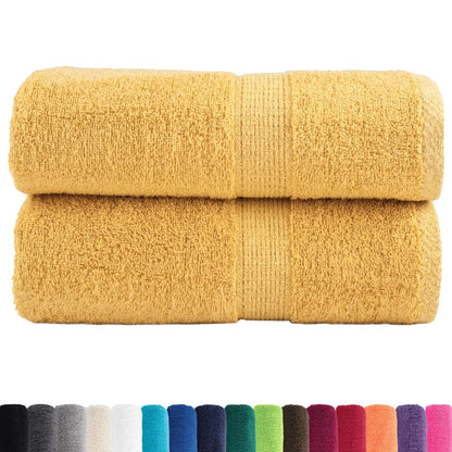Asciugamani Premium SOLUND 2 pz Oro 30x30 cm 600 g/mÂ²