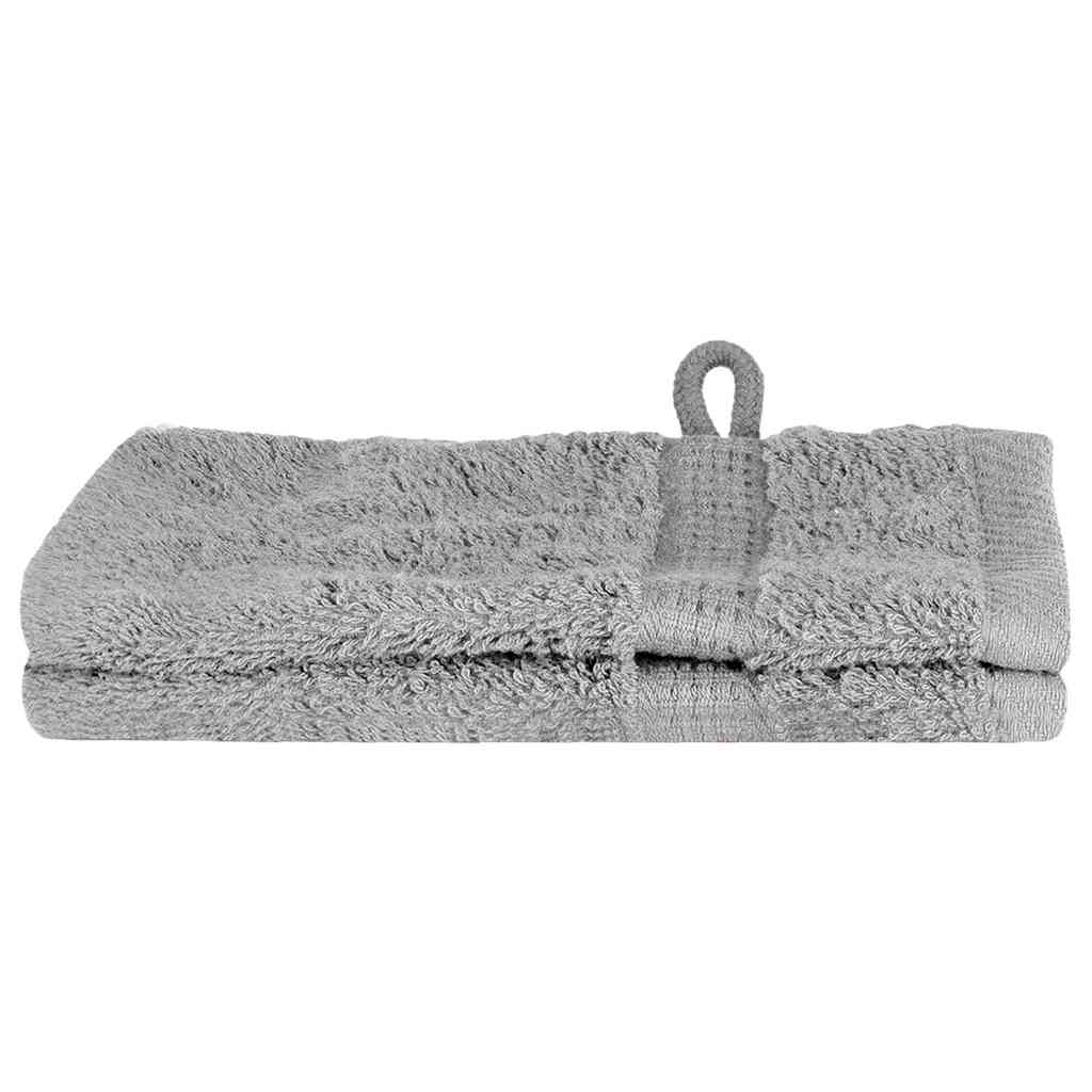Asciugamano per Ospiti SOLUND 2 pcs Grigio 15 x 21 cm 550 gsm