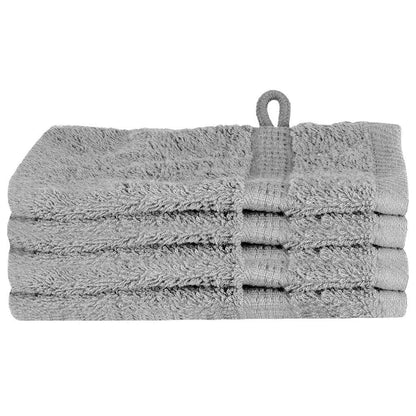 Asciugamano per Ospiti SOLUND 4 pcs Grigio 15 x 21 cm 550 gsm