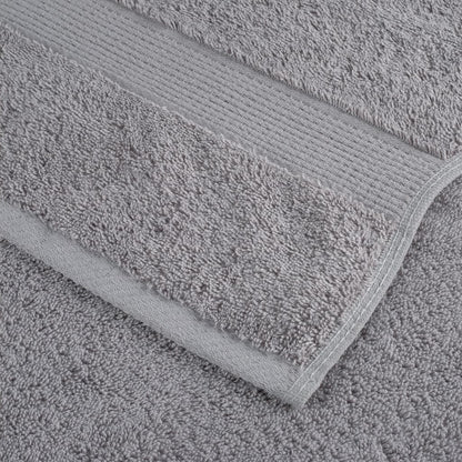 Asciugamani Premium SOLUND 4 pz Grigio 30x30 cm 600 g/mÂ²