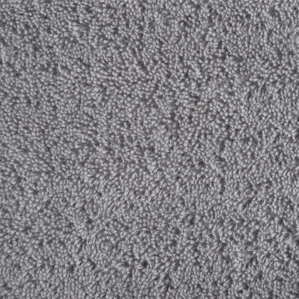 Asciugamani per ospiti Premium SOLUND 4 pz Grigio 30x50 cm 600 g/mÂ²