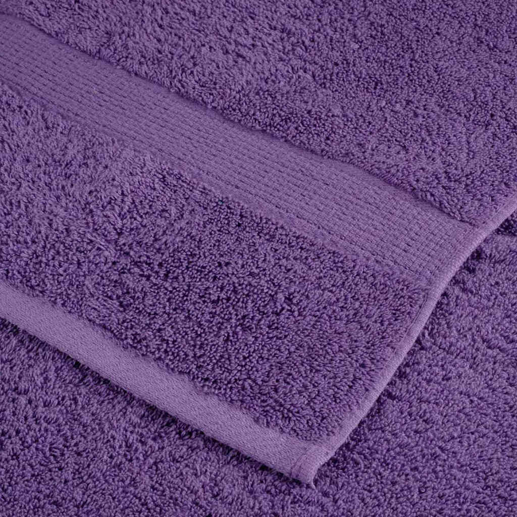 Asciugamano per Ospiti SOLUND 10 pcs Viola 15 x 21 cm 550 gsm