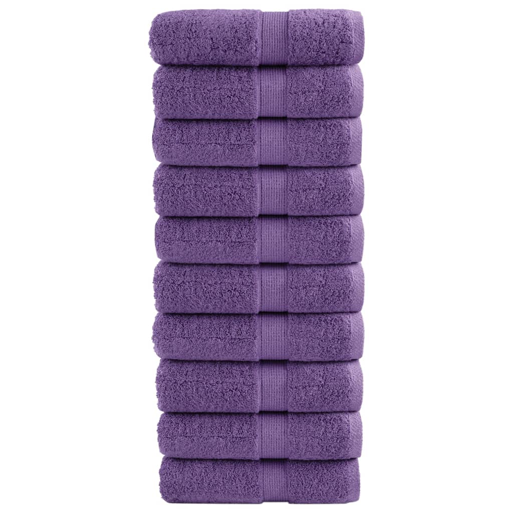 Salviette Premium SOLUND 10 pz Viola 30x30 cm 600 g/mÂ²