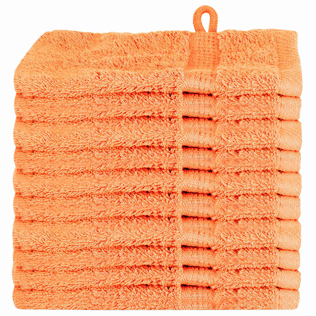 Asciugamano per Ospiti SOLUND 10 pcs Arancione 15 x 21 cm