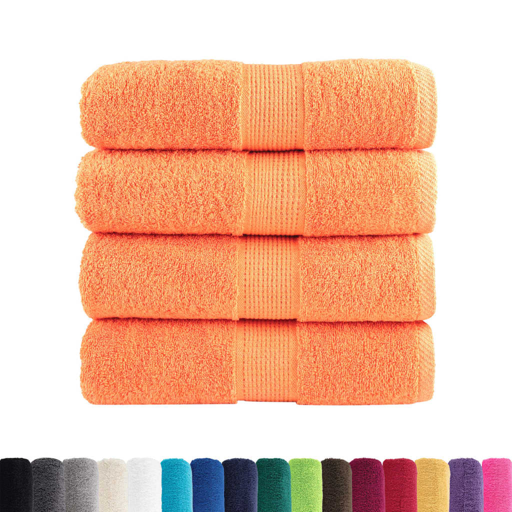 Salviette Premium SOLUND 4 pz Arancioni 30x30 cm 600 g/mÂ²