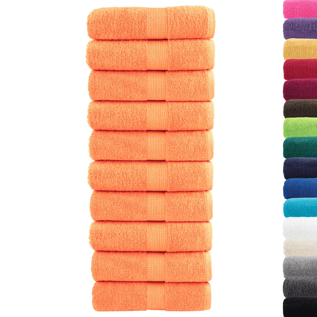 Salviette Premium SOLUND 10 pz Arancioni 30x30 cm 600 g/mÂ²