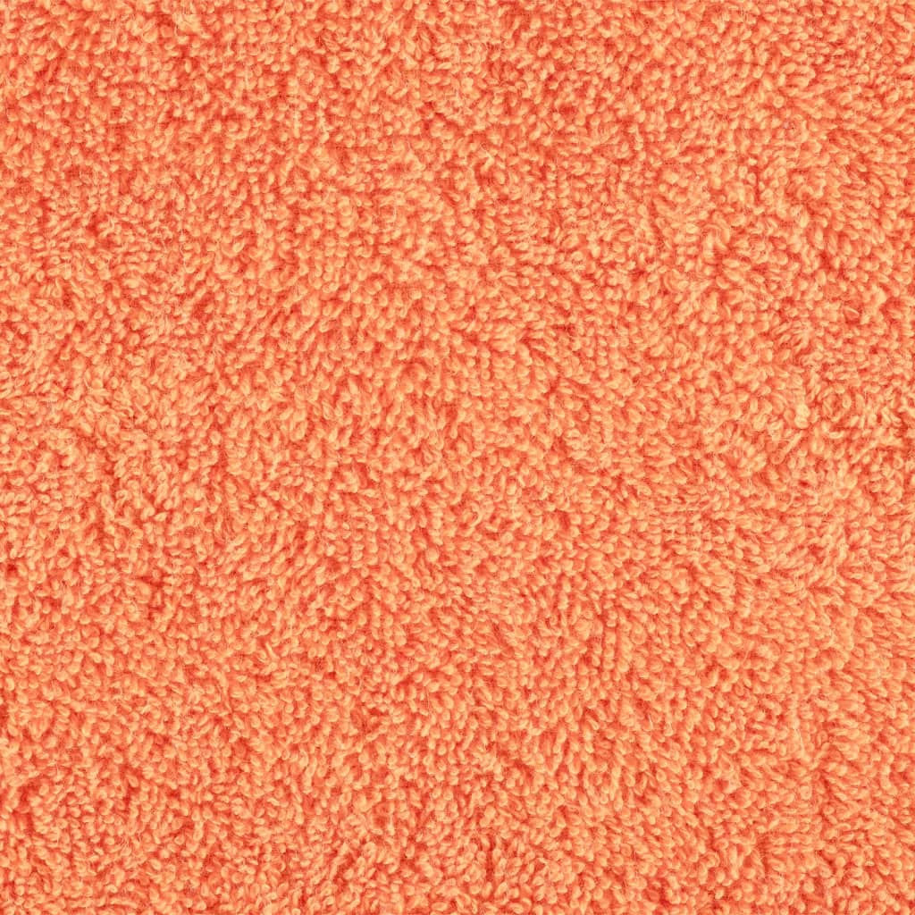 Asciugamani Ospiti SOLUND 4pz Arancioni 30x50 cm 600 gsm
