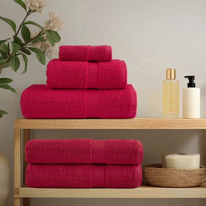 Salviette Premium SOLUND 4 pz Rosse 30x30 cm 600 g/m²