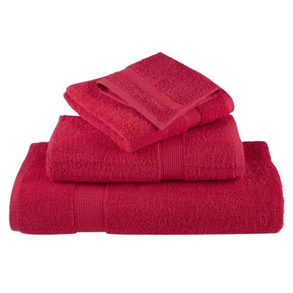 Salviette Premium SOLUND 10 pz Rosse 30x30 cm 600 g/m²