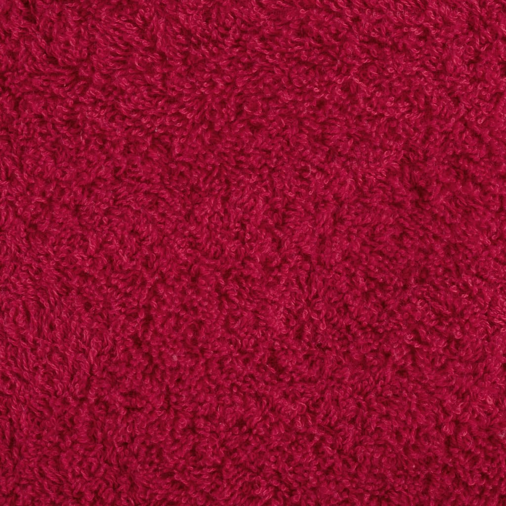 Asciugamani da bagno Premium SOLUND 4 pezzi Rosso 100x150 cm 600 g/mÂ²
