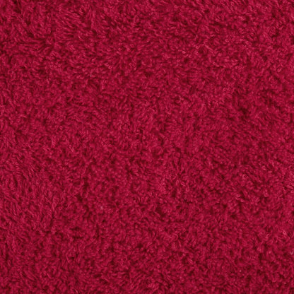 Asciugamani da bagno Premium SOLUND 10 pz Rosso 100x150 cm 600 g/mÂ²
