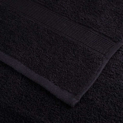 Asciugamano per Ospiti SOLUND 4 pcs Nero 15 x 21 cm 550 gsm