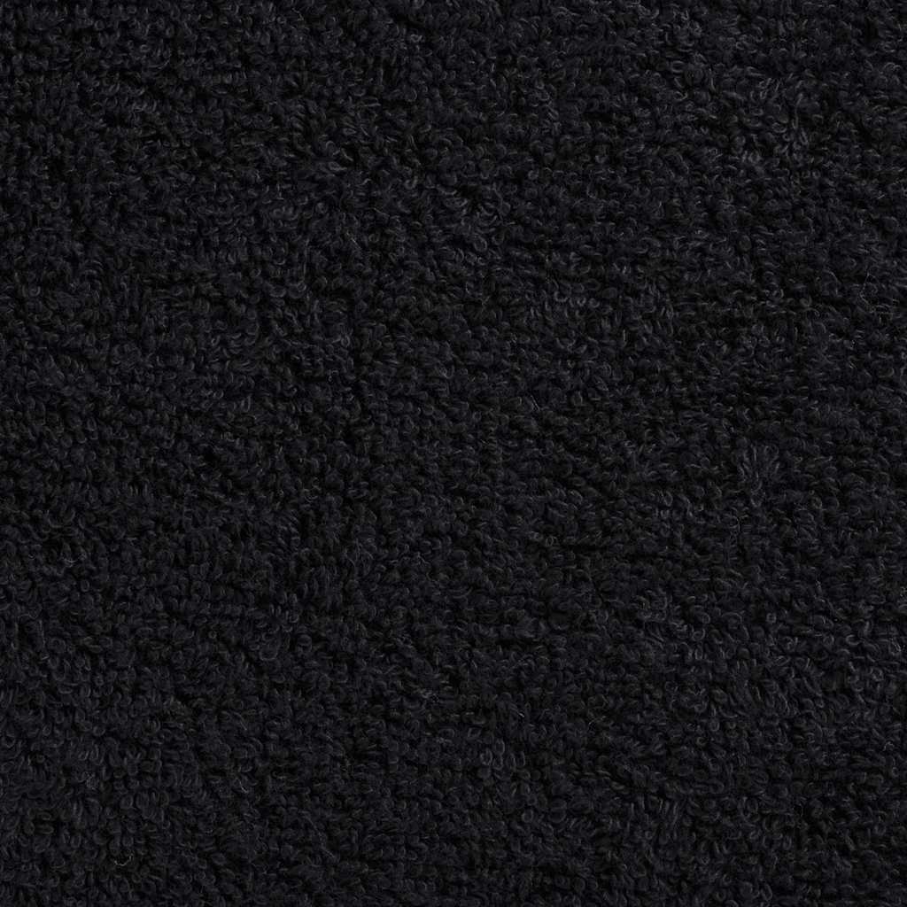 Asciugamani SOLUND 2 pz Neri 100x200 cm 600 g/mÂ²