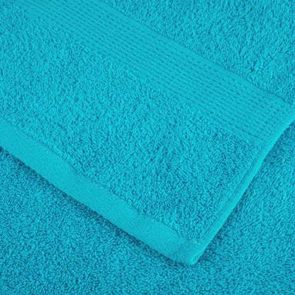 Asciugamano per Ospiti SOLUND 2 pcs Turchese 15 x 21 cm 550 gsm