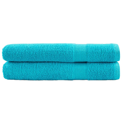 Asciugamani Premium SOLUND 2pz Turchesi 100x200cm 600 g/mÂ²