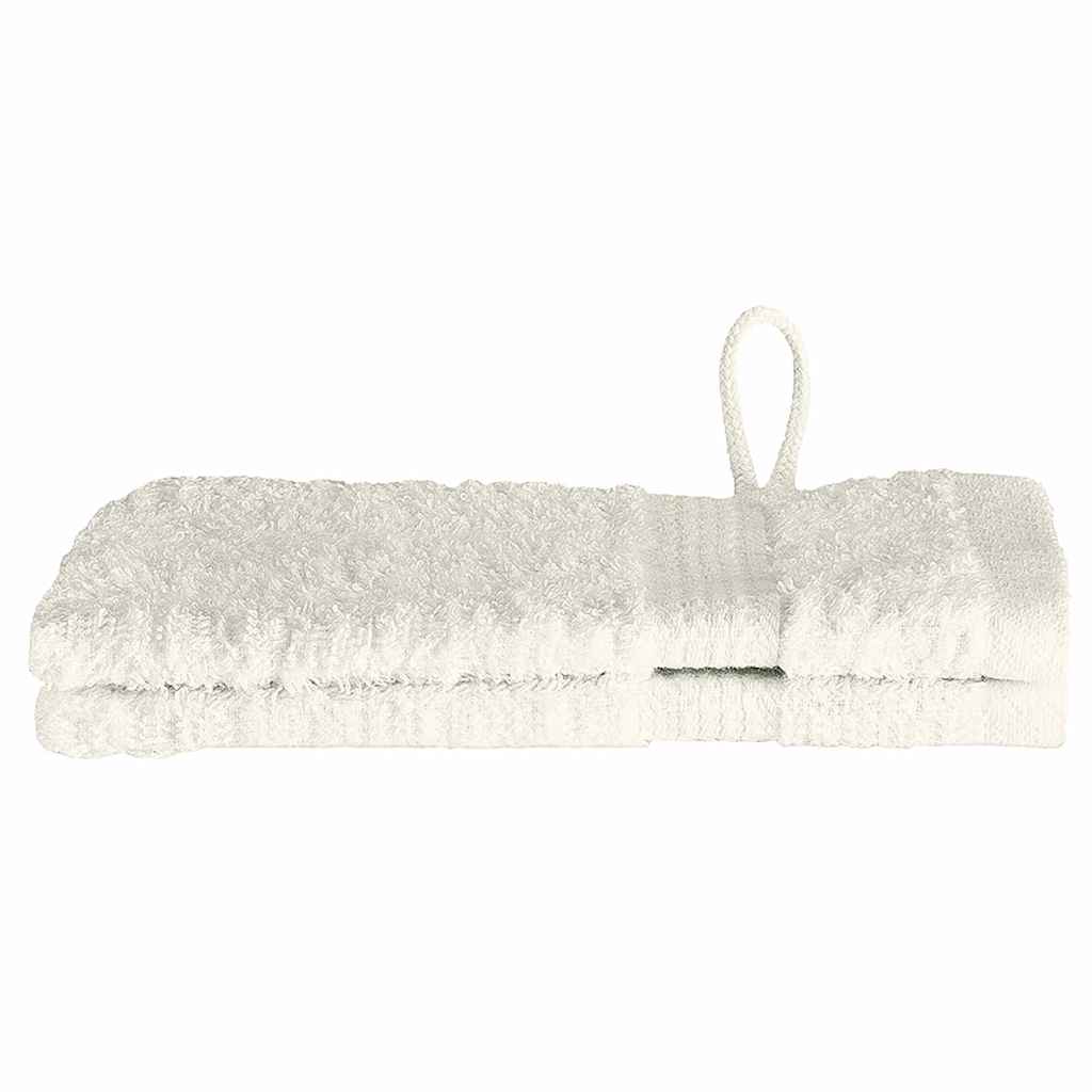 Asciugamano per Ospiti SOLUND 2 pcs Crema 15 x 21 cm 550 gsm