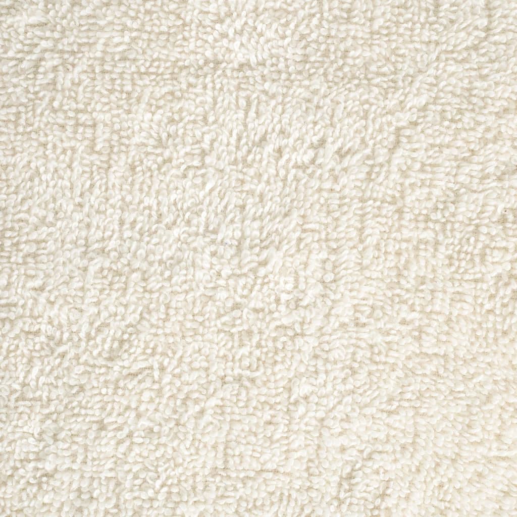 Asciugamani Premium SOLUND 4 pz Crema 30x30 cm 600 g/mÃ‚Â²