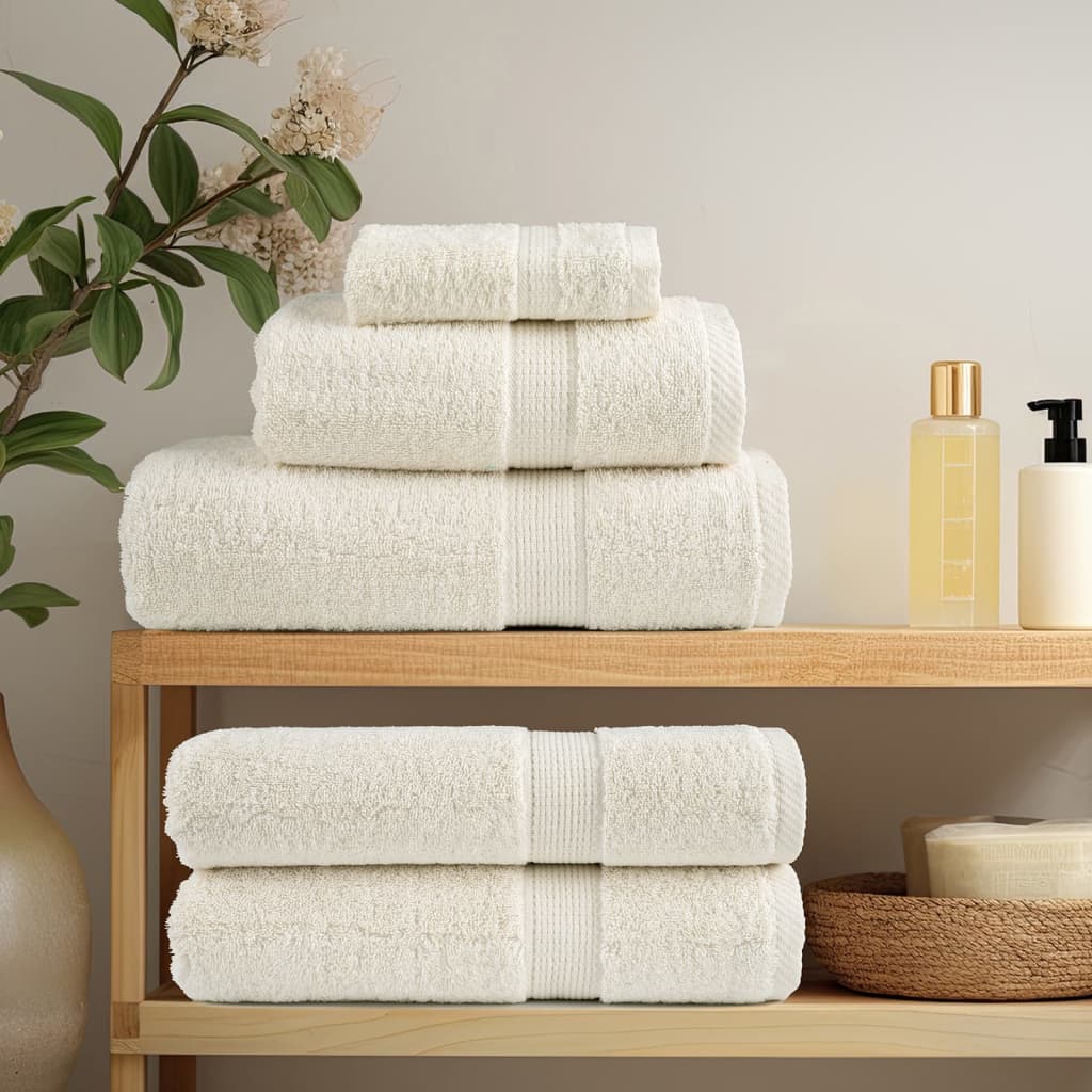 Asciugamani Premium SOLUND 10 pz Crema 30x30 cm 600 g/mÃ‚Â²